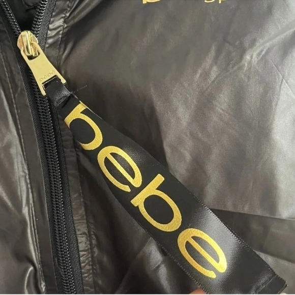 Bebe Sport Black Windbreaker Jacket - Picture 8 of 8
